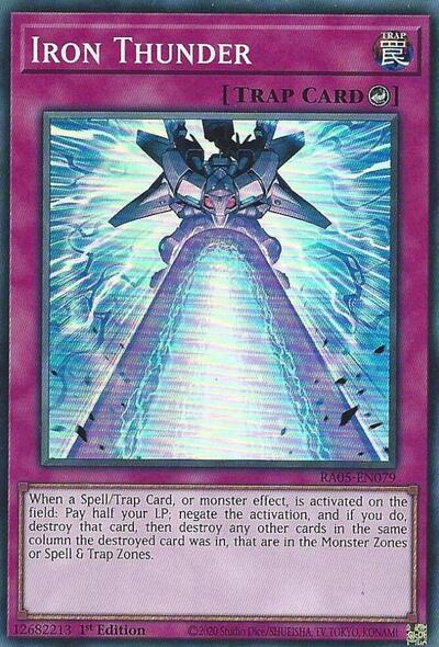 Iron Thunder (RA05-EN079) [Rarity Collection 5]