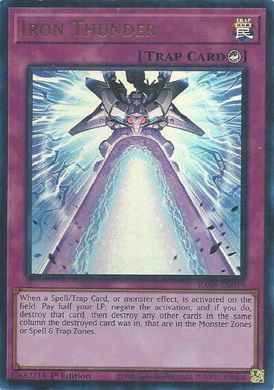 Iron Thunder (Ultra Rare) (RA05-EN079) [Rarity Collection 5]