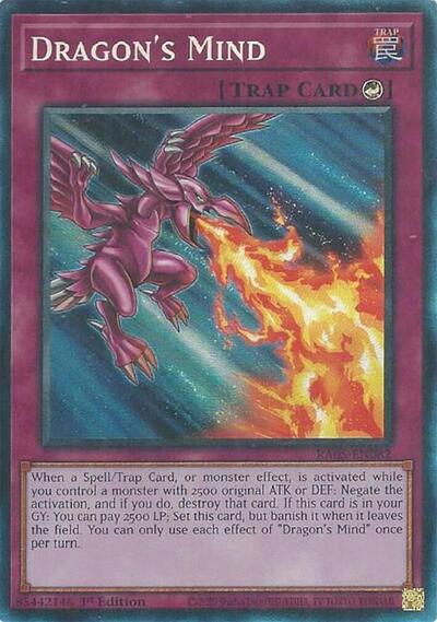 Dragon's Mind (Collector's Rare) (RA05-EN082) [Rarity Collection 5]