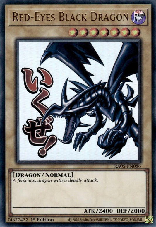 Red-Eyes Black Dragon (RA05-EN086) [Rarity Collection 5]