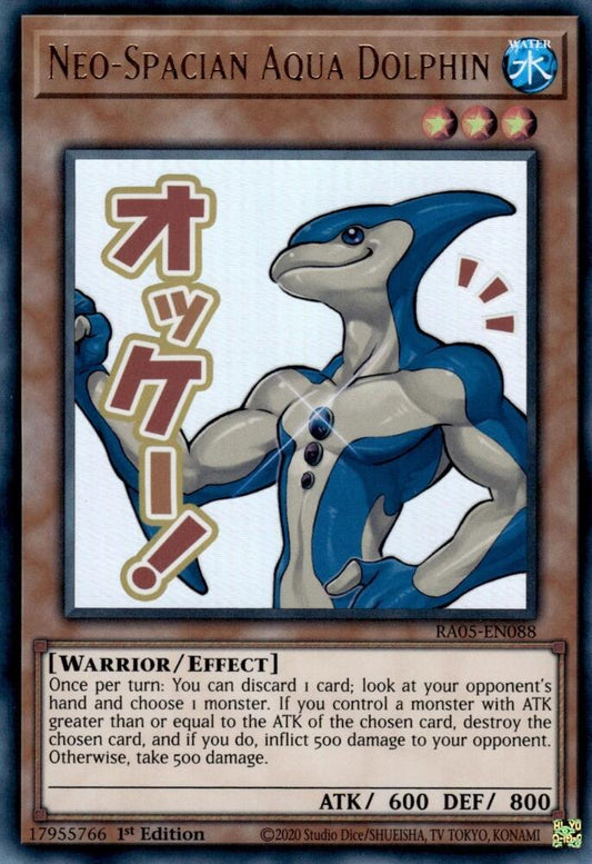 Neo-Spacian Aqua Dolphin (RA05-EN088) [Rarity Collection 5]