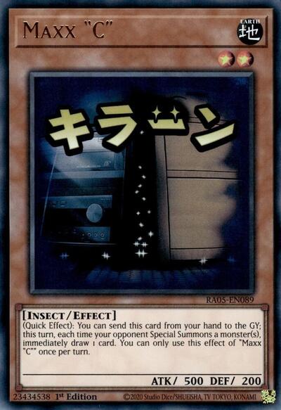 Maxx "C" (RA05-EN089) [Rarity Collection 5]