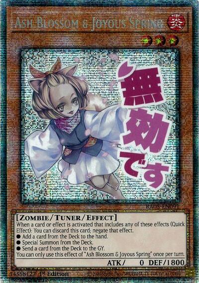 Ash Blossom & Joyous Spring (Starlight Rare) (RA05-EN091) [Rarity Collection 5]