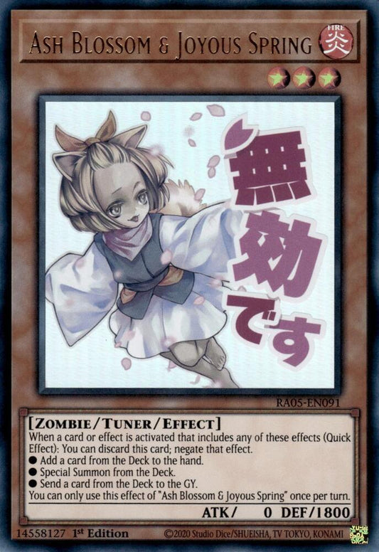 Ash Blossom & Joyous Spring (RA05-EN091) [Rarity Collection 5]