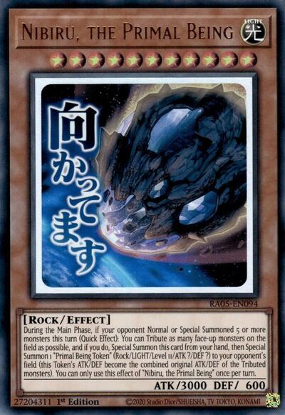 Nibiru, the Primal Being (RA05-EN094) [Rarity Collection 5]
