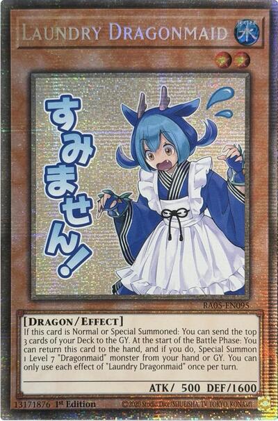 Laundry Dragonmaid (Starlight Rare) (RA05-EN095) [Rarity Collection 5]