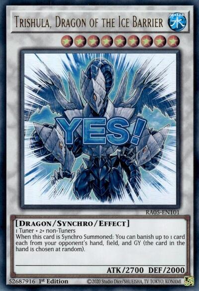 Trishula, Dragon of the Ice Barrier (RA05-EN101) [Rarity Collection 5]