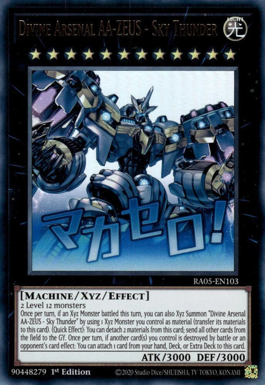 Divine Arsenal AA-ZEUS - Sky Thunder (RA05-EN103) [Rarity Collection 5]