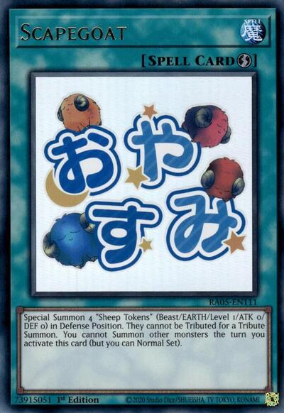 Scapegoat (RA05-EN111) [Rarity Collection 5]