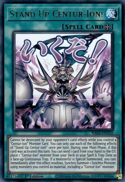 Stand Up Centur-Ion! (RA05-EN122) [Rarity Collection 5]