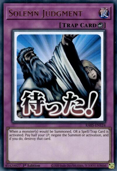 Solemn Judgment (RA05-EN124) [Rarity Collection 5]