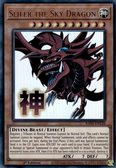 Slifer the Sky Dragon (RA05-EN128) [Rarity Collection 5]