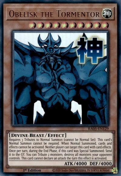 Obelisk the Tormentor (RA05-EN129) [Rarity Collection 5]