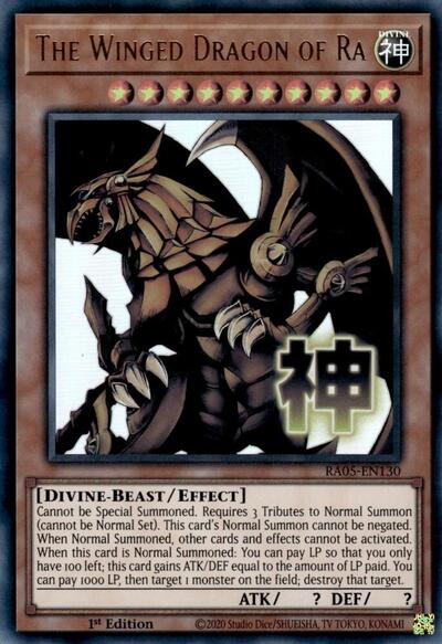 The Winged Dragon of Ra (RA05-EN130) [Rarity Collection 5]