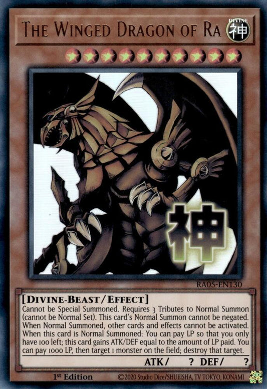 The Winged Dragon of Ra (RA05-EN130) [Rarity Collection 5]