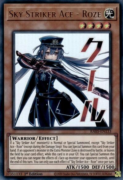 Sky Striker Ace - Roze (RA05-EN133) [Rarity Collection 5]