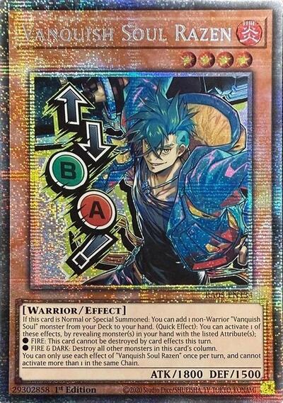 Vanquish Soul Razen (Starlight Rare) (Stamp) (RA05-EN134) [Rarity Collection 5]