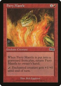 Fiery Mantle (186) [Urza's Saga]