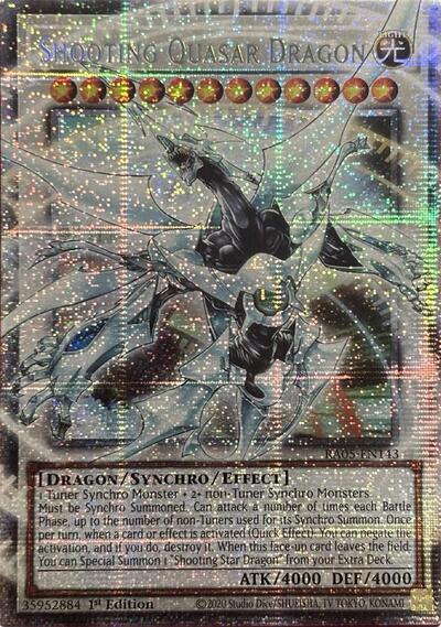 Shooting Quasar Dragon (Starlight Rare) (RA05-EN143) [Rarity Collection 5]