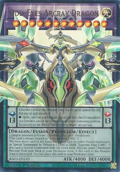 Odd-Eyes Arcray Dragon (RA05-EN145) [Rarity Collection 5]