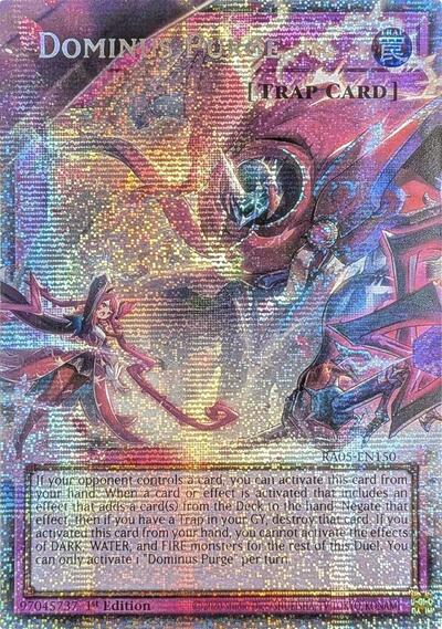 Dominus Purge (Starlight Rare) (Extended Art) (RA05-EN150) [Rarity Collection 5]