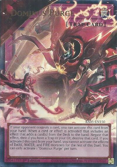 Dominus Purge (Extended Art) (RA05-EN150) [Rarity Collection 5]