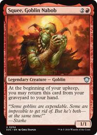 Squee, Goblin Nabob (254) [Commander: Secrets of Strixhaven]
