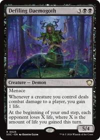Defiling Daemogoth (25) [Commander: Secrets of Strixhaven]