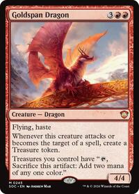 Goldspan Dragon (245) [Commander: Secrets of Strixhaven]
