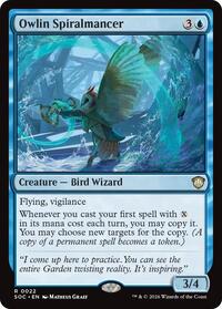 Owlin Spiralmancer (22) [Commander: Secrets of Strixhaven]