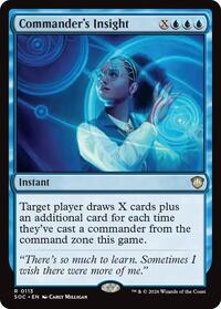 Commander's Insight (113) [Commander: Secrets of Strixhaven]