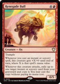 Renegade Bull (36) [Commander: Secrets of Strixhaven]