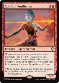 Spirit of Resilience (37) [Commander: Secrets of Strixhaven]