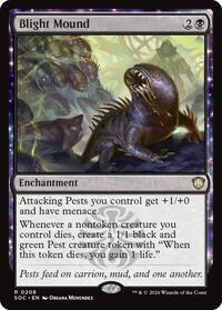 Blight Mound (208) [Commander: Secrets of Strixhaven]