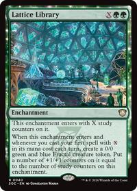 Lattice Library (40) [Commander: Secrets of Strixhaven]