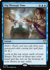 Dig Through Time (195) [Commander: Secrets of Strixhaven]