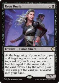 Keen Duelist (218) [Commander: Secrets of Strixhaven]