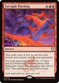 Furygale Flocking (32) [Commander: Secrets of Strixhaven]