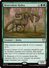 Benevolent Hydra (124) [Commander: Secrets of Strixhaven]