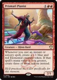 Prismari Pianist (34) [Commander: Secrets of Strixhaven]