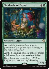Tendershoot Dryad (125) [Commander: Secrets of Strixhaven]