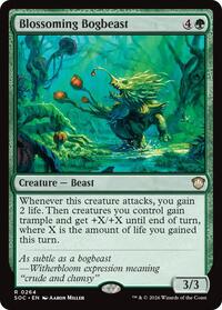 Blossoming Bogbeast (264) [Commander: Secrets of Strixhaven]