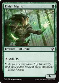 Elvish Mystic (266) [Commander: Secrets of Strixhaven]