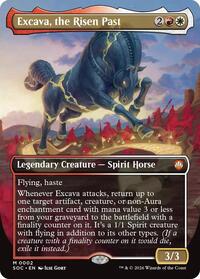 Excava, the Risen Past (Borderless) (2) [Commander: Secrets of Strixhaven]