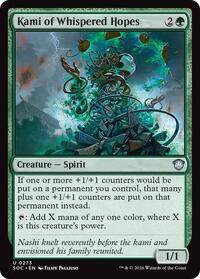 Kami of Whispered Hopes (273) [Commander: Secrets of Strixhaven]