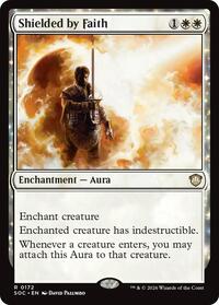 Shielded by Faith (172) [Commander: Secrets of Strixhaven]