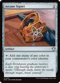 Arcane Signet (127) [Commander: Secrets of Strixhaven]