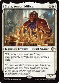 Sram, Senior Edificer (176) [Commander: Secrets of Strixhaven]