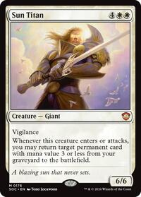 Sun Titan (178) [Commander: Secrets of Strixhaven]