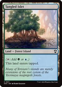 Tangled Islet (411) [Commander: Secrets of Strixhaven]